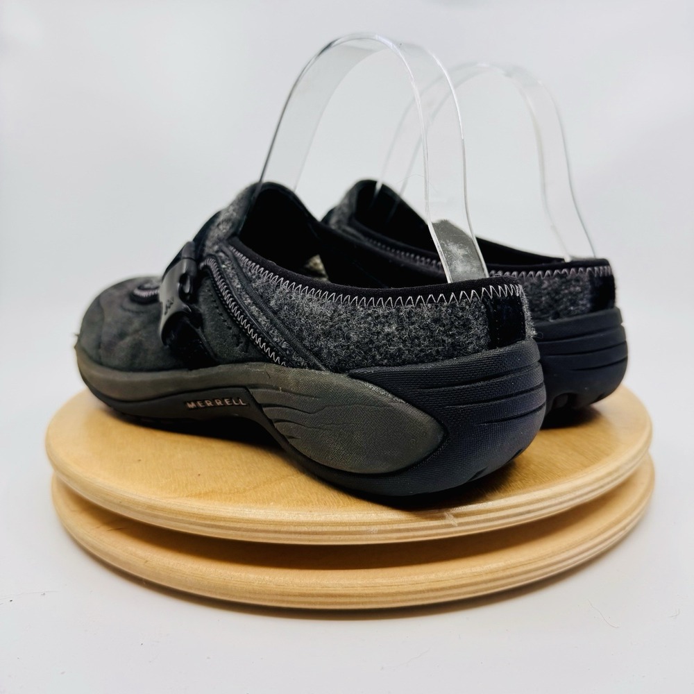 Merrell Encore Sidestep Wool Clogs Women's 8 gray Slip On Mule‎ Shoes - Picture 6 of 8